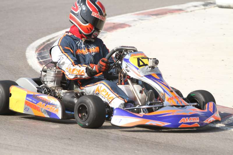 &Uacute;ltima carrera del Campeonato Navarro de Karting